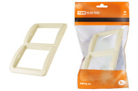 Рамка 2-ая вертикальная сл. кость "Валдай" TDM Electric, SQ1804-0118