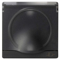 Simon S82,82N Накладка с крышкой на 75432-, 75464-39, графит, 82090-38