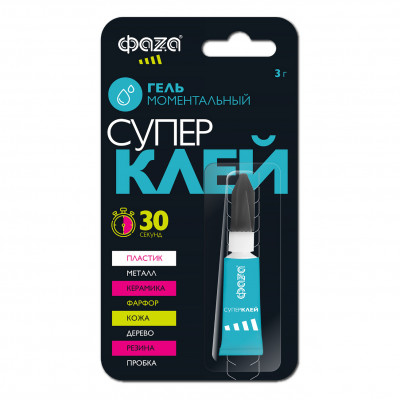 ФАZА GGl-3x1 Супер-клей Гель 3г BL-1, 5044081