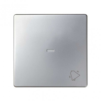 Simon 82 Detail Алюминий Клавиша с пиктограммой "звонок", 8200015-033