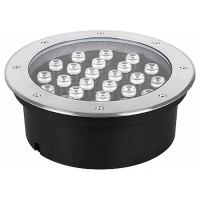 Светильник тротуарный, 36LED RGB, 36W, 300*H95mm, внутренний диаметр: 270mm, IP 67, SP2703, Feron 32115
