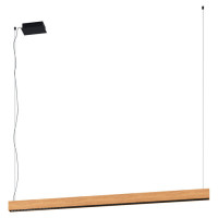 39719 Светод. подвес TERMINI 1 димм., 30,5W/15,5W(LED), 4200/1700lm, L1590, B95, H1500, сталь, черны