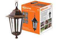 Светильник 6060-15 садово-парковый шестигранник, 60Вт, подвес, бронза TDM Electric, SQ0330-0015 Светильник 6060-15 садово-парковый шестигранник, 60Вт, подвес, бронза TDM Electric, SQ0330-0015