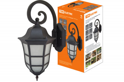 Светильник садово-парковый "Меридиан" 100 Вт, вниз, матовое/черный, Е27, TDM Electric, SQ0330-0096