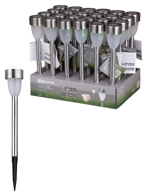 Светильник СС-298 на солнечных батареях, сталь, 5,5х37cм, ДБ, TDM Electric, SQ0330-0103