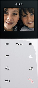 123903 Gira Квартирная видеостанция накладного монтажа Plus