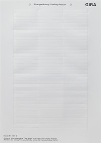 145500 Gira Вкладыши для надписей