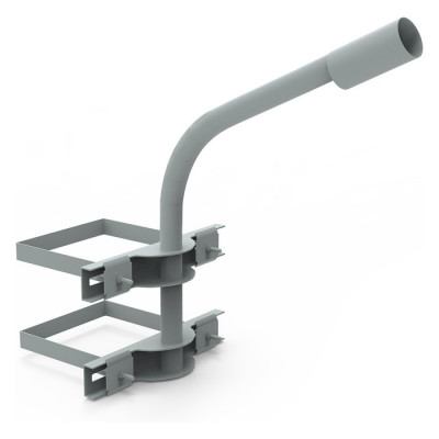 Кронштейн Gauss для уличных светильников на опору с 2 хомутами 625*460*680 D48мм 1/6, 903265302