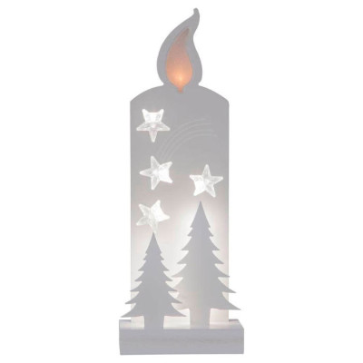 Eglo 650-17 Светильник GRANDY, 12X0,06W (LED), 3V, 36х13 см, дерево ,белый, 3x АА (не в комплекте)