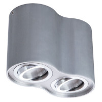 Arte Lamp FALCON, Накладной светильник, цвет арматуры - СЕРЕБРО, цвет плафона/декора - , 2х50W GU10, A5644PL-2SI