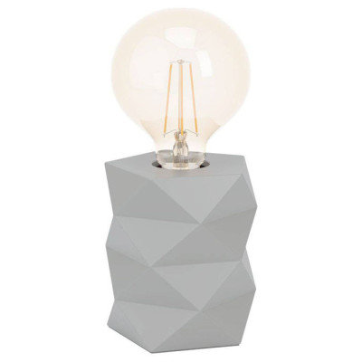 98859 Настольная лампа SWARBY, 1Х60W, E27, H120, ?100, цемент, серый