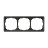 GAL001403 - ARTGALLERY 3-постовая РАМКА, универсальная, БАЗАЛЬТ, Systeme Electric
