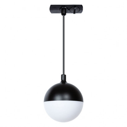 Arte Lamp VIRGO, Трековый светильник, цвет арматуры - черный, цвет плафона/декора - , 1х7W LED, A4564PL-1BK