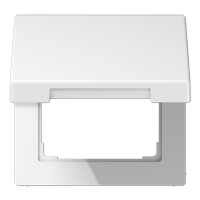 Откидная крышка для устройств 50х50; дюропласт; белый, LS990KLWW