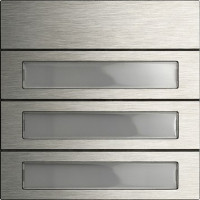 5533920 Gira Модуль кнопок вызова System 106 3-клав. 5533920 Gira Модуль кнопок вызова System 106 3-клав.