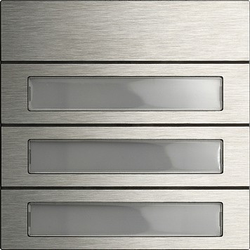 5533920 Gira Модуль кнопок вызова System 106 3-клав.