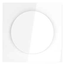 Накладка для светорегулятора поворотно-нажимного, S70 (белый глянцевый), VLS002001