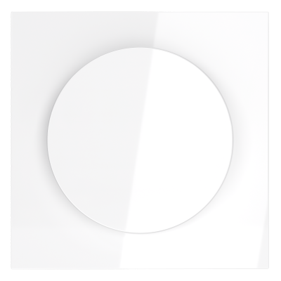 Накладка для светорегулятора поворотно-нажимного, S70 (белый глянцевый), VLS002001