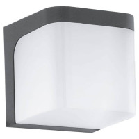 96256 Уличный светодиодный светильник настенный JORBA, 1х6W(LED), 110х110, литой алюминий, антрацит