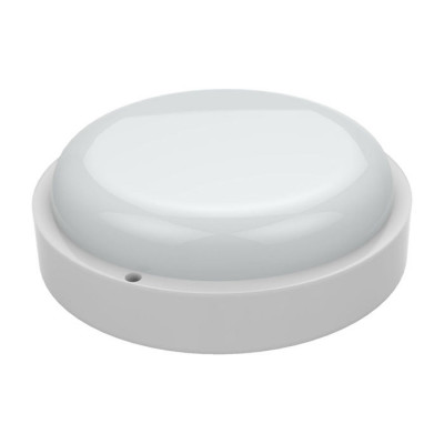 Св-к светодиодный Gauss Elementary IP65 D140x48 12W 980lm 6500K 160-260V ЖКХ круглый 1/40, 126411312