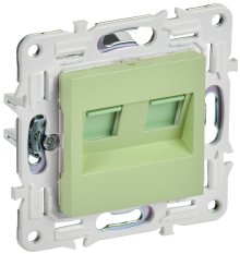 SKANDY Роз. комп. 2-ая RJ45 кат.5E SK-K03M мятн. IEK, SK-K20-1-K06