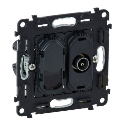 Legrand Valena IN'MATIC.Розетка TV "звезда"/RJ45 Кат.6 UTP, 753055