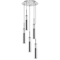 Lightstar 756054 (MD6913-5A) Люстра CILINO 5х40W GU10 CHROME (в комплекте)