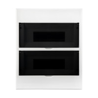 Бокс пластиковый ЩРВ-П-24 IP41 белый KRANZ, KR-11-0224