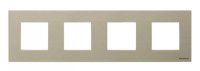 N2274 CV - Рамка 4-постовая, серия Zenit, цвет шампань - 2CLA227400N1901 N2274 CV - Рамка 4-постовая, серия Zenit, цвет шампань - 2CLA227400N1901