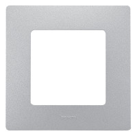 Legrand Рамка 1 пост - Legrand Etika - алюминий, 672551 Legrand Рамка 1 пост - Legrand Etika - алюминий, 672551