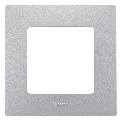 Legrand Рамка 1 пост - Legrand Etika - алюминий, 672551