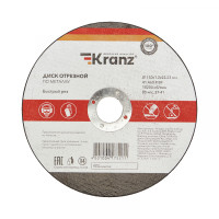 Диск отрезной по металлу 150х1,2х22,23мм KRANZ, KR-90-0923
