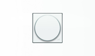 ABB SKY Альпийский белый Накладка с поворотной ручкой для механизма поворотного светорегулятора