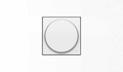 ABB SKY Альпийский белый Накладка с поворотной ручкой для механизма поворотного светорегулятора