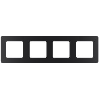 Legrand Рамка 4 поста - Legrand Inspiria - антрацит, 673963