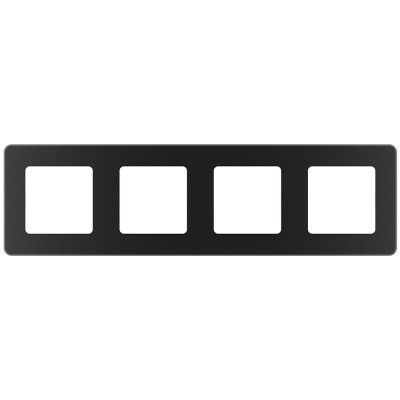 Legrand Рамка 4 поста - Legrand Inspiria - антрацит, 673963