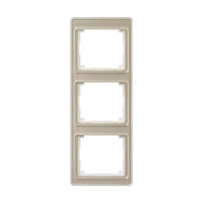 Рамка для вертикальной установки, 3 поста; акриловое стекло; золотая бронза; SL500, SL583GB