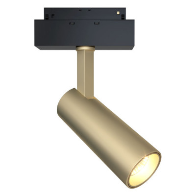 Magnetic track system Focus LED  Трековый светильник, цвет -  Матовое Золото, 13W