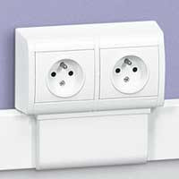 Legrand Рамка Mosaic - для монтажа DLP и DLPlus - 2x4 модуля, 031621