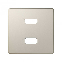 Simon 82 Накладка для розетки HDMI + USB 2.0 для передачи данных цвета шампань, 8201095-034