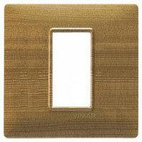 Vimar Накладка для 1 модуля из технополимера с отделкой под натуральное дерево красная сосна, 14641.32