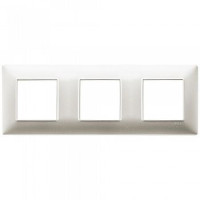 Vimar Накладка для 6 модулей (2+2+2) расстояние между центрами 71мм никель матовый, 14644.21 Vimar Накладка для 6 модулей (2+2+2) расстояние между центрами 71мм никель матовый, 14644.21