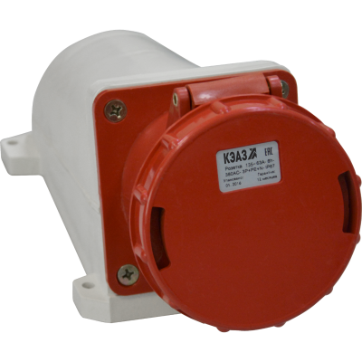 КЭАЗ Розетка для монтажа на поверхность 135-63А-6h-380AC-3P+PE+N-IP67, 241221
