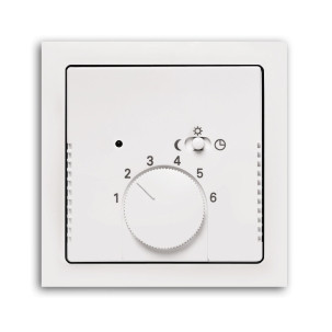ABB Терморегулятор для теплого пола, цвет - белый, серия Future Linear