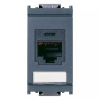 Vimar Розетка RJ45 PANDUIT CAT 5E UTP T568A/B серая, 16364.1