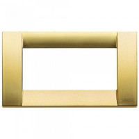 Vimar Накладка для 4 модулей металл матовое золото, 16734.33
