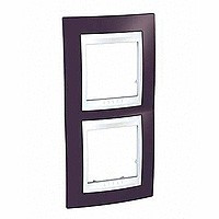 ХАМЕЛЕОН РАМКА 2-постовая, вертикальная, БЕЛЫЙ/ ГРАНАТ