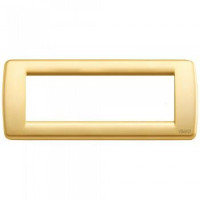 Vimar Накладка для 6 модулей RONDO металл матовое золото, 16756.33
