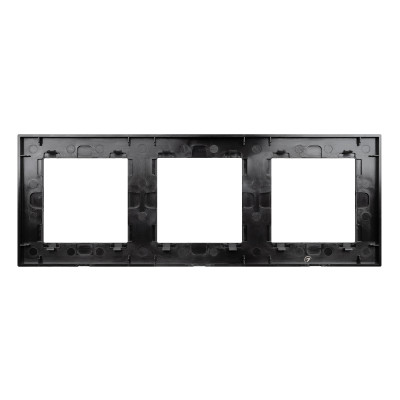 043800 - Рамка стеклянная FRM-GLARE-GS-3-BK (Arlight, -)