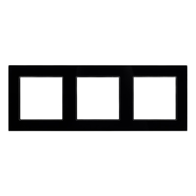 043800 - Рамка стеклянная FRM-GLARE-GS-3-BK (Arlight, -)